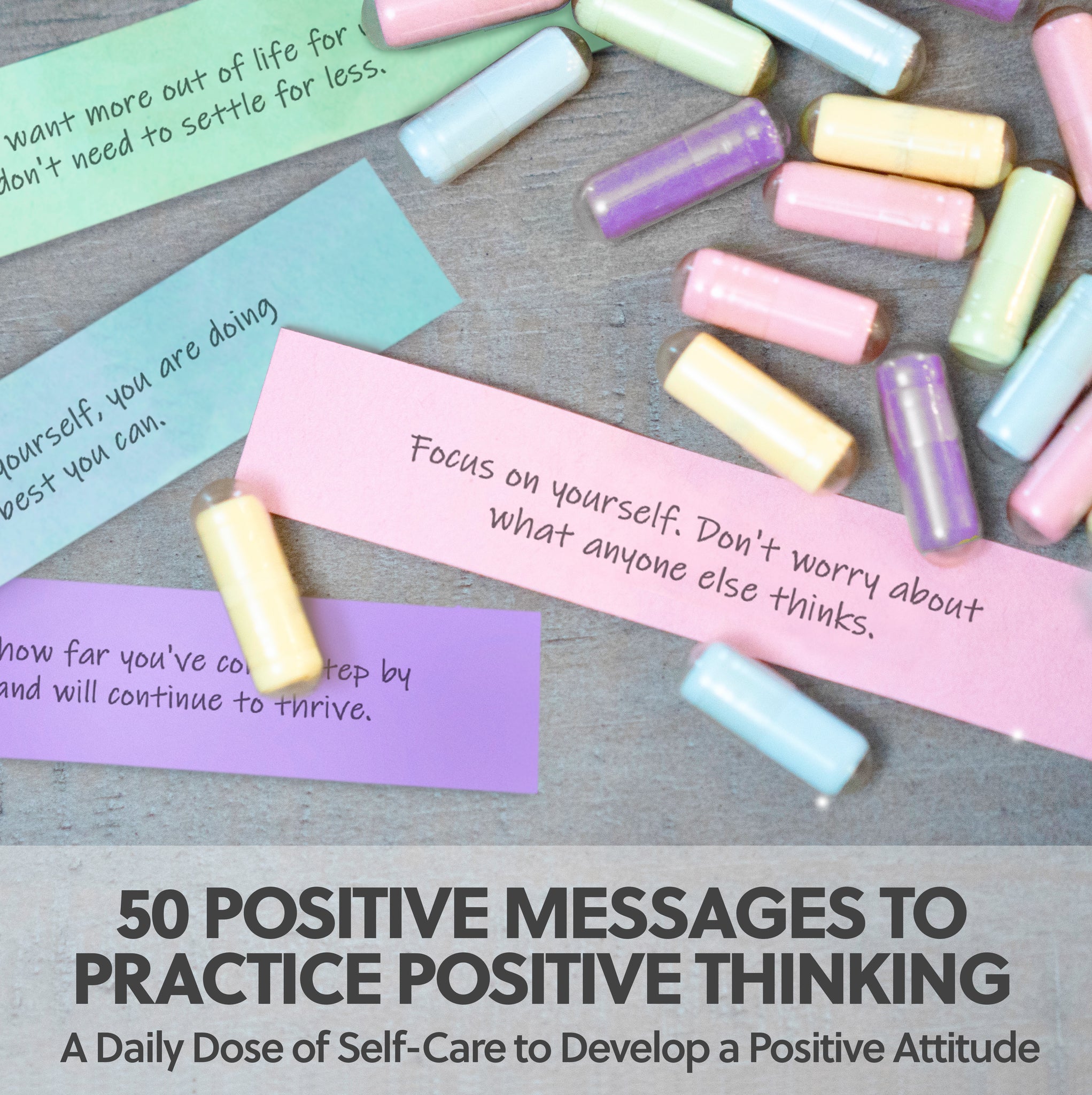 Self-Care Gifts  Positive Messages on a Pill Capsule – messagepillco